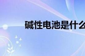 碱性电池是什么意思（碱性电池）