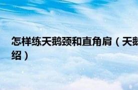 怎样练天鹅颈和直角肩（天鹅颈和天鹅肩怎么练相关内容简介介绍）