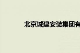 北京城建安装集团有限公司智能科技分公司