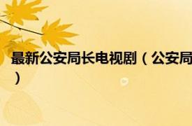 最新公安局长电视剧（公安局长 中国2003年张国庆执导的电视剧）