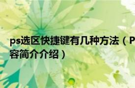 ps选区快捷键有几种方法（PS中有关选区的快捷键是什么相关内容简介介绍）