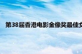 第38届香港电影金像奖最佳女配角（第38届香港电影金像奖）