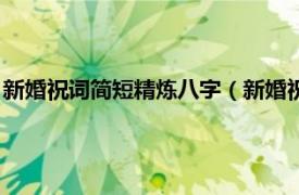 新婚祝词简短精炼八字（新婚祝福语简短八字相关内容简介介绍）