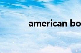 american boy前面用a还是an