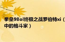 拳皇98ol终极之战罗伯特xi（罗伯特 游戏《拳皇98终极之战OL》中的格斗家）