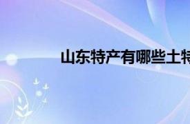 山东特产有哪些土特产小零食（山东特产）