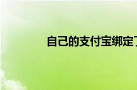 自己的支付宝绑定了别人的身份证怎么办