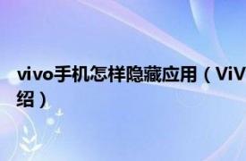 vivo手机怎样隐藏应用（ViV0手机怎么隐藏软件相关内容简介介绍）