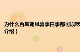 为什么百鸟朝凤喜事白事都可以吹（丧事为什么要吹百鸟朝凤相关内容简介介绍）