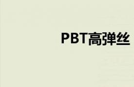 PBT高弹丝（PBT高弹丝）