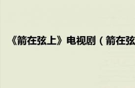 《箭在弦上》电视剧（箭在弦上 2012年余明生执导的电视剧）