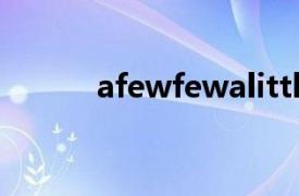 afewfewalittle和alittle的区别