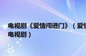 电视剧《爱情闯进门》（爱情闯进门 2012年宋茜、辰亦儒主演电视剧）