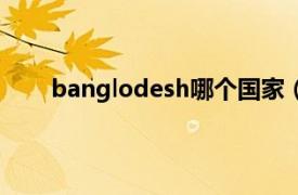 banglodesh哪个国家（bangladesh是哪个国家）