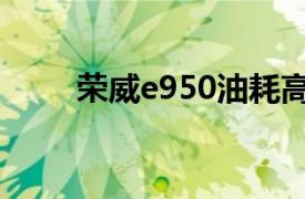 荣威e950油耗高原因（荣威e950）