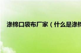 涤棉口袋布厂家（什么是涤棉坯布口袋布相关内容简介介绍）