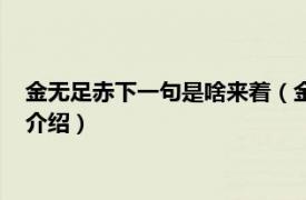 金无足赤下一句是啥来着（金无足赤下一句是什么相关内容简介介绍）