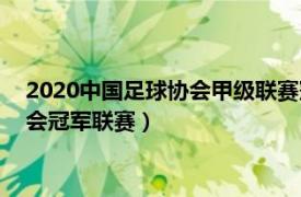 2020中国足球协会甲级联赛冠军（2018年中国足球协会会员协会冠军联赛）