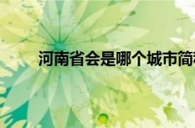 河南省会是哪个城市简称（河南省会是哪个城市）