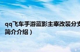 qq飞车手游蓝影主宰改装分支（qq飞车蓝影主宰怎么改相关内容简介介绍）