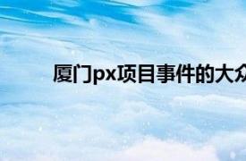 厦门px项目事件的大众心理（厦门PX项目事件）