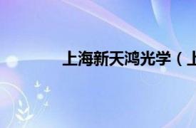 上海新天鸿光学（上海天鸿光学有限公司）