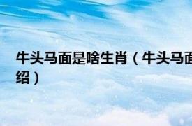 牛头马面是啥生肖（牛头马面来人家是什么生肖相关内容简介介绍）