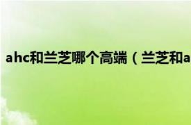 ahc和兰芝哪个高端（兰芝和ahc哪个档次高相关内容简介介绍）