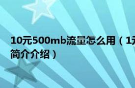 10元500mb流量怎么用（1元每天500兆流量怎么包啊相关内容简介介绍）