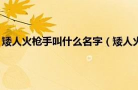 矮人火枪手叫什么名字（矮人火枪手 《魔兽争霸3》中人族单位）