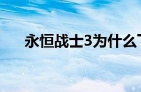 永恒战士3为什么下架了（永恒战士3）