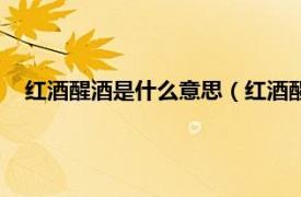 红酒醒酒是什么意思（红酒醒酒什么意思相关内容简介介绍）