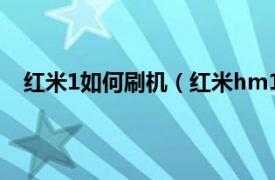 红米1如何刷机（红米hm1怎么刷机相关内容简介介绍）