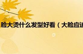 脸大烫什么发型好看（大脸应该烫什么发型呢相关内容简介介绍）