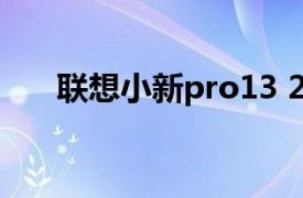 联想小新pro13 2020款可以打游戏吗