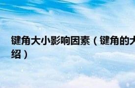 键角大小影响因素（键角的大小与哪些因素有关相关内容简介介绍）