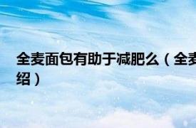 全麦面包有助于减肥么（全麦面包为什么能减肥相关内容简介介绍）