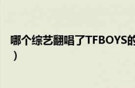 哪个综艺翻唱了TFBOYS的歌（想唱就唱 TFBOYS翻唱歌曲）