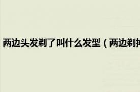 两边头发剃了叫什么发型（两边剃掉的发型叫什么发型相关内容简介介绍）