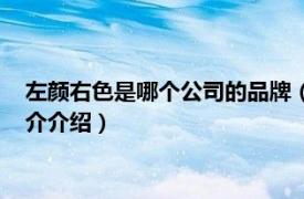 左颜右色是哪个公司的品牌（左颜右色是正品牌子吗相关内容简介介绍）