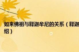 如来佛祖与释迦牟尼的关系（释迦牟尼和如来的关系是什么相关内容简介介绍）