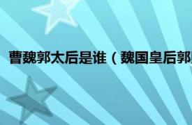 曹魏郭太后是谁（魏国皇后郭照扮演者是谁相关内容简介介绍）