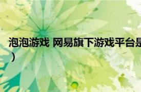 泡泡游戏 网易旗下游戏平台是什么（泡泡游戏 网易旗下游戏平台）