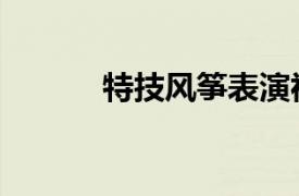 特技风筝表演视频（特技风筝）