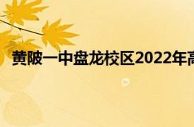 黄陂一中盘龙校区2022年高考成绩（黄陂一中盘龙校区）