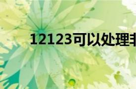 12123可以处理非本人的车辆违章吗