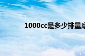 1000cc是多少排量摩托车为什么没有波纹的