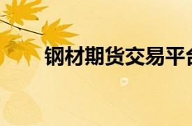 钢材期货交易平台 app（钢材期货）