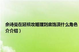 佘诗曼在延禧攻略理到底饰演什么角色（佘诗曼在延禧攻略中扮演什么角色相关内容简介介绍）