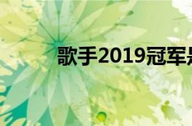 歌手2019冠军是谁（歌手2019）